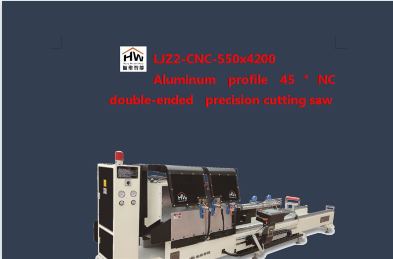 CNC kétfejű precíziós vágófűrész